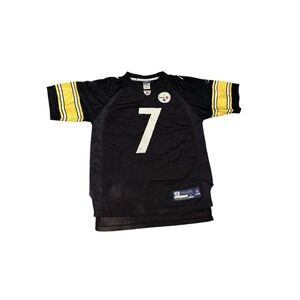 Reebok Pittsburgh Steelers‎ Ben Roethlisberger Youth Large Black Vintage
